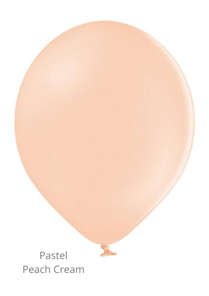 Balon pomarańczowy pastel PEACH CREAM 30cm